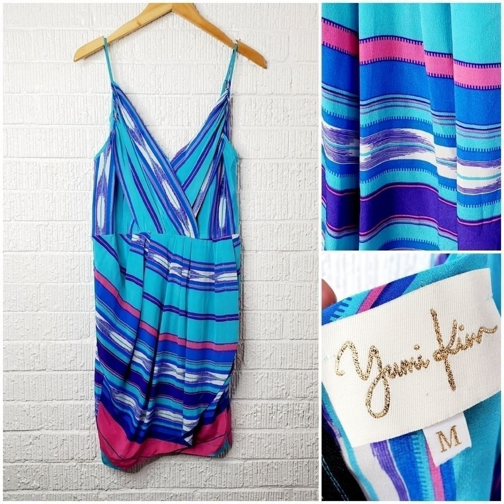 Yumi Kim silk faux wrap dress revolve